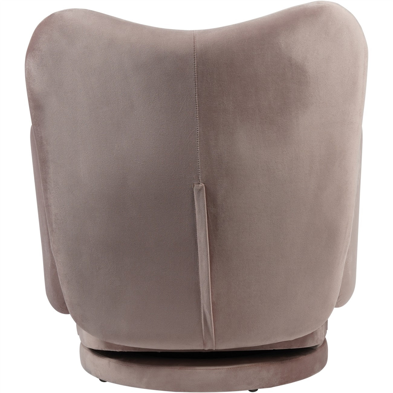 Bingham Dusky Pink Soft Velvet Swivel Chair